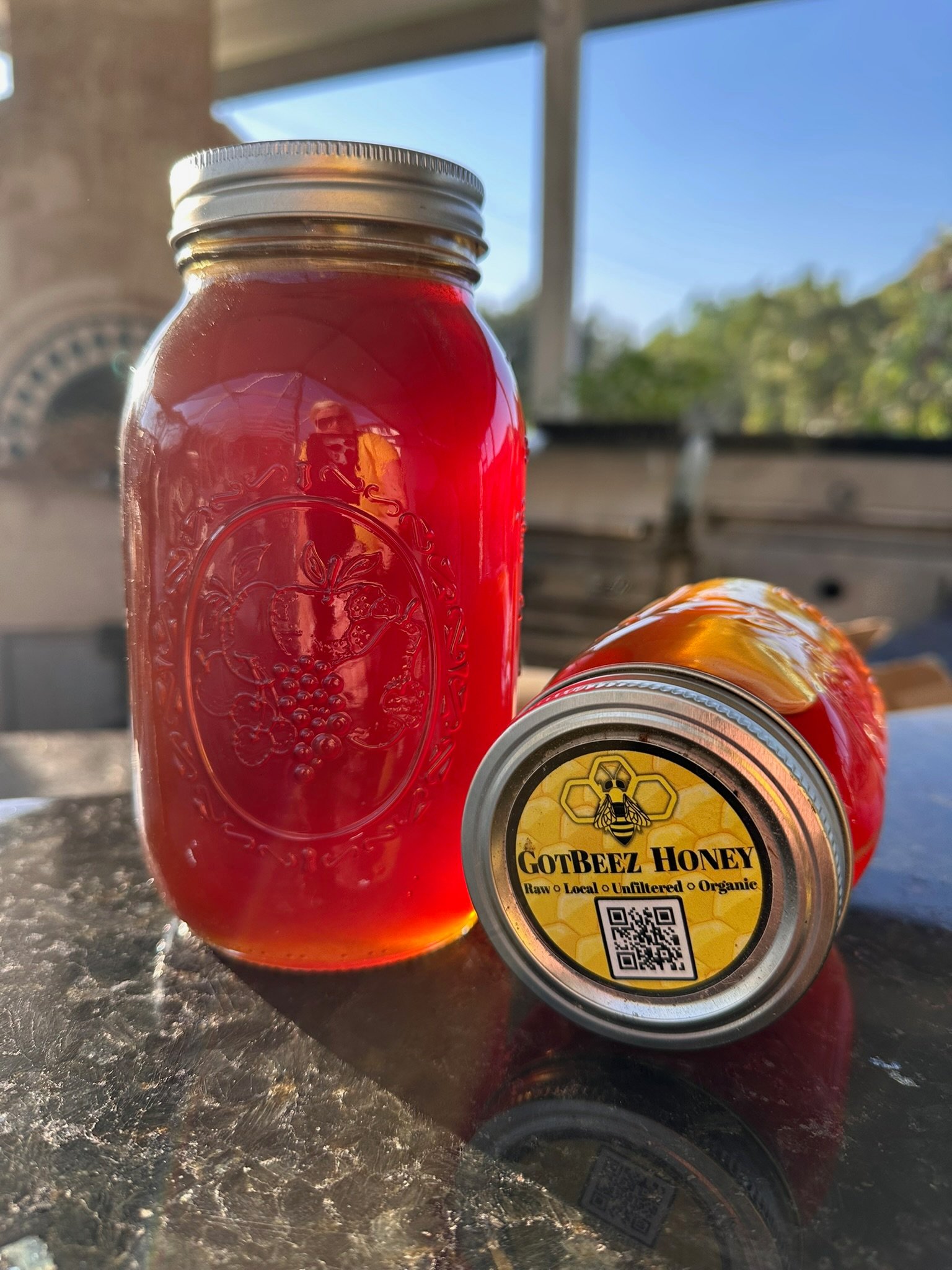 Honey thank you gift basket