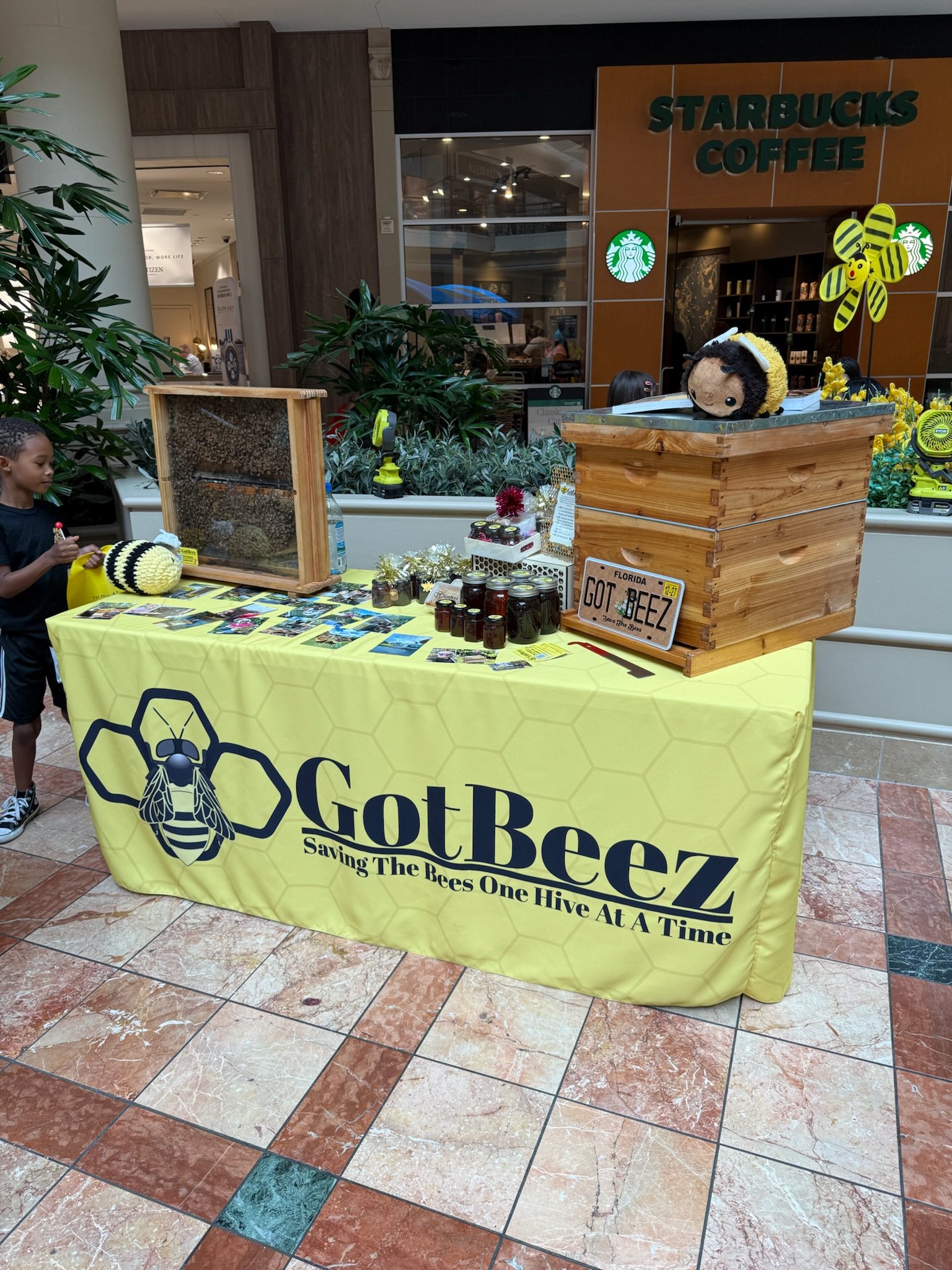 Gotbeez at the wellington mall earth day event